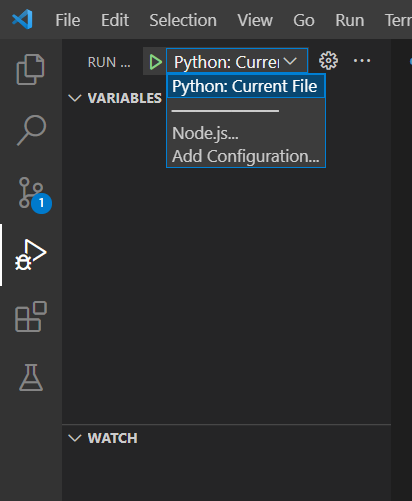 VS Code debug Python
